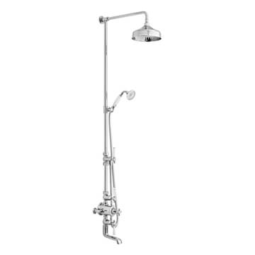Vado Axbridge Traditional Thermostatic Shower Column with Bath Spout