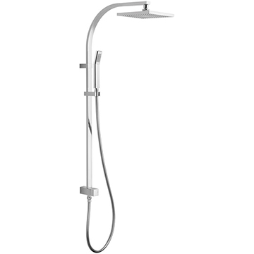Vado Chrome Finish Rigid Riser Shower Set