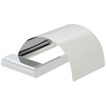 Vado Photon Polished Chrome Toilet Roll Holder With Cover