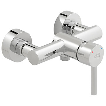 Vado Nuri Exposed Manual Chrome Shower Valve - 1 Control - 1 Outlet