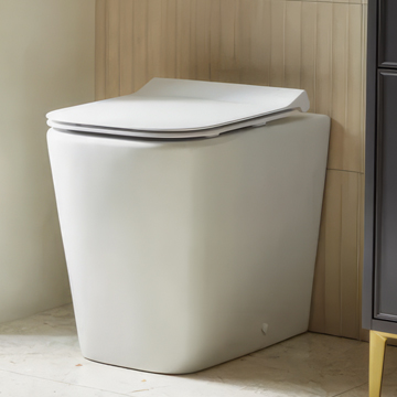 Tavistock Compass Square 510mm Rimless Comfort Height Back-To-Wall WC Pan