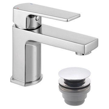 Vado Axces Ekko Deck Mounted Single Lever Basin Mixer Tap - AX-EKO-100M/CC-CP