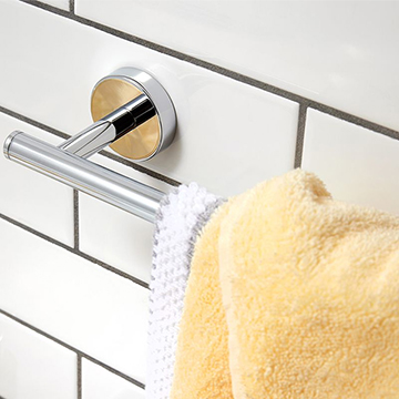 Vado Axces Sirkel Chrome Towel Rail