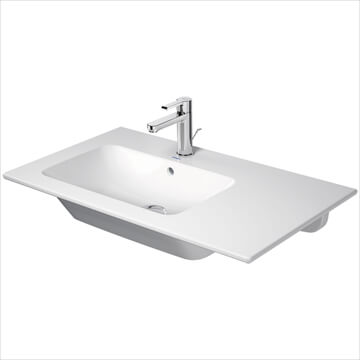Duravit ME By Starck 830 x 490mm White Inset Washbasin - Ex-Display - Image