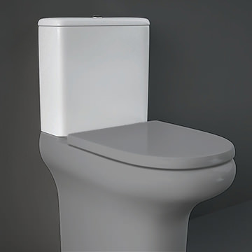 RAK Compact Close Coupled Dual Flush Cistern Only - White - 360 x 510mm - Ex Display