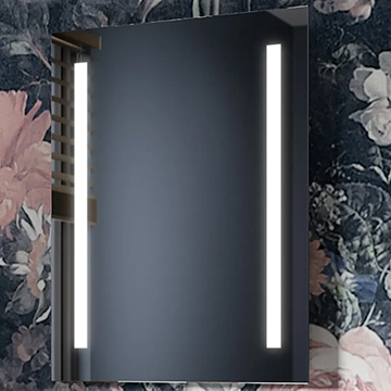 Sensio Ester+ Rectangular Frontlit LED Illuminated Mirror with Demister Pad - 600 x 650mm