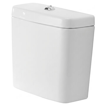 Duravit D-Code 385 x 170mm White Cistern with Dual Flush - Ex-Display