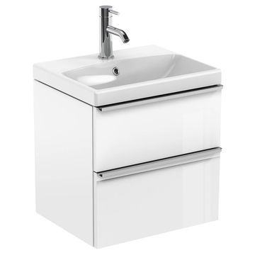 Saneux Prague Wall Mounted Vanity Unit - 2 Drawers - 500 x 500mm - Ex-Display