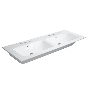 Duravit Me-By-Starck 1300mm Wide Double Furniture Washbasin - Ex-Display