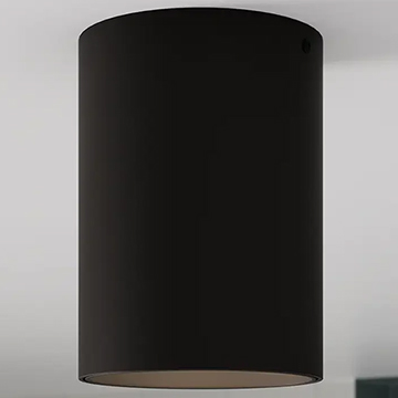 Sensio Onyx Contemporary LED Ceiling Light - Matt Black
