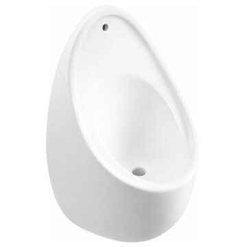 Lecico Atlas 410 x 665mm White Urinal Bowl - Concealed Pipework - URBOW