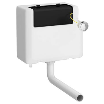 Hudson Reed Universal Access White Dual Flush Concealed Cistern - 3-6 Litres - Ex-Display