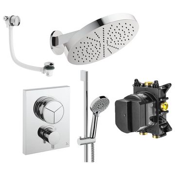 Crosswater MPRO 3 Outlet Thermostatic Shower Set with Slide Rail Kit