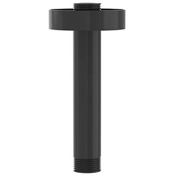Saneux Cos Round Satin Black Shower Arm - Ceiling Mounted - 100mm High