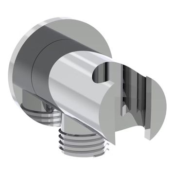 Saneux COS Outlet Elbow with Wall Shower Handset Holder