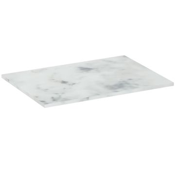 Saneux Uni Matte Carrara White Worktop - 12mm Thickness