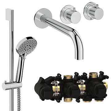 Crosswater Module Shower Set 4