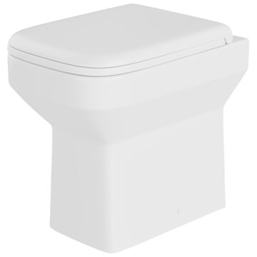 Lecico Zara Square Back-to-Wall Comfort Height Rimless WC Pan - ZARRLBTWCHPAN