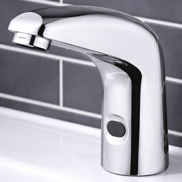 Lecico Atlas Kirby Chrome Deck Mounted Mono Infrared Sensor Basin Tap - TPKIRINFA