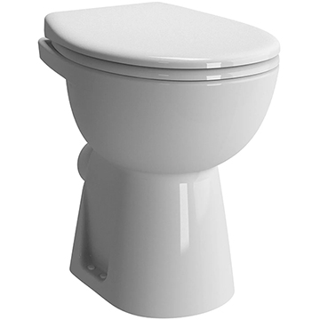 VitrA Conforma Accessible Floorstanding Low Level WC Pan - Open Back - 355 x 480mm