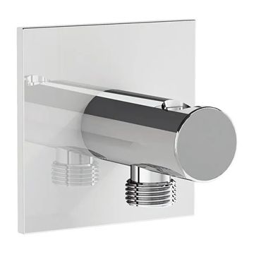 VitrA Suit Wall Elbow Outlet with Handset Holder - Image