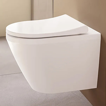 VitrA Integra Rim-Ex Wall Hung White WC Pan - 360 x 545mm