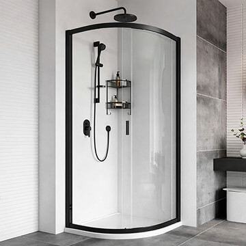 Roman Haven8 Sliding Quadrant Shower Enclosure - 1 Door - Clear Glass - 900 x 900mm