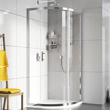 Roman Innov8 Sliding Quadrant Shower Enclosure - 1 Door - 900 x 900mm