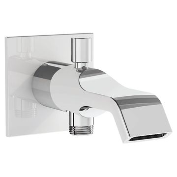 VitrA Suit Waterfall Curved Bath Spout with Diverter - Wall Mounted
