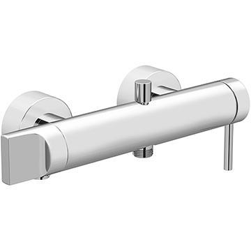 VitrA Origin Contemporary Manual Exposed Bar Shower Valve - 2 Controls