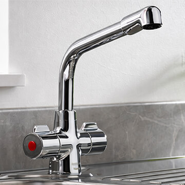 Bristan Manhattan Ergonomic Kitchen Sink Mixer Tap - Easyfit - Lever Handles