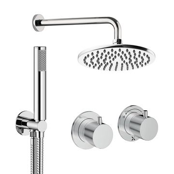Crosswater Module Thermostatic Shower Pack with Wall Mounted Head and Arm