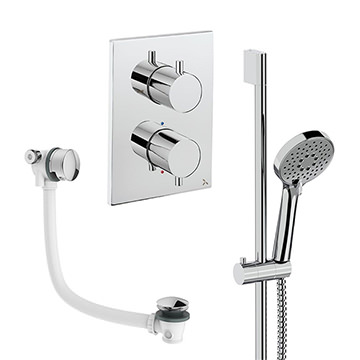 Crosswater MPRO Crossbox Concealed Thermostatic Shower Set-6