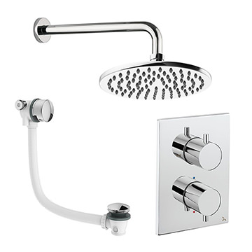 Crosswater MPRO Crossbox Concealed Thermostatic Shower Set-7