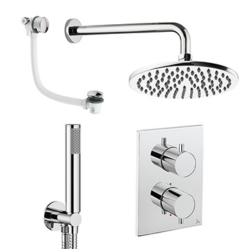 Crosswater MPRO Crossbox Concealed Thermostatic Shower Set-9
