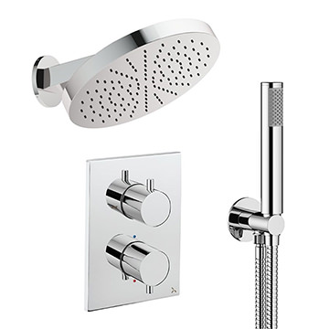 Crosswater MPRO Crossbox Concealed Thermostatic Shower Set-8