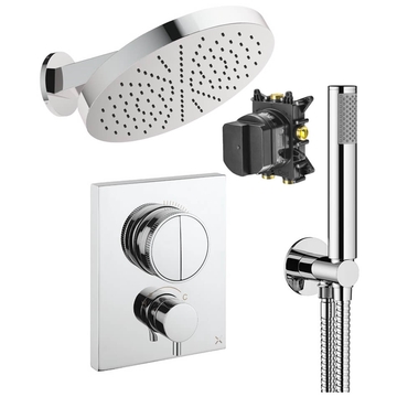 Crosswater MPRO CrossBox Concealed Thermostatic Shower Set 6 - 2 Outlets