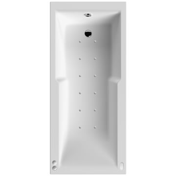 Joseph Miles Single-Ended Acrylic Hydrotherapy Whirlpool Straight Bath - 12 Jets - JMA710-HY