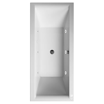 Joseph Miles Double Ended Acrylic Whirlpool Bath - 6 Jet