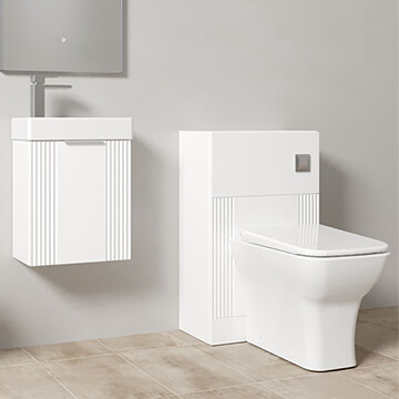 Nuie Deco Contemporary Cloakroom Suite
