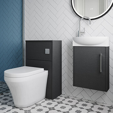 Nuie Deco Contemporary Cloakroom Suite
