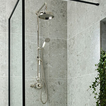 Vado Axbridge Traditional Thermostatic Exposed Shower Column