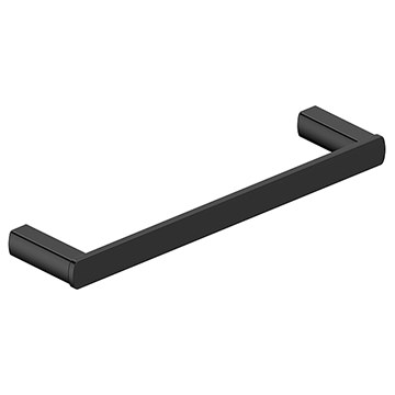 RAK Petit Matt Black Modern Square Towel Holder