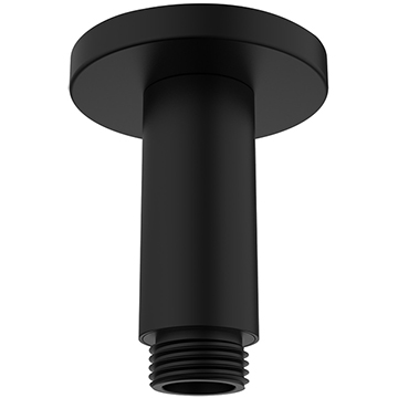 Bristan Contemporary Matt Black Shower Arm - Ceiling Mounted - Round or Square Shape