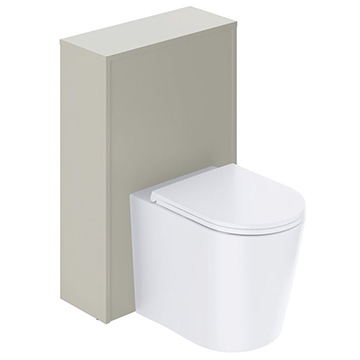 Vado Safari Contemporary Back To Wall Cashmere WC Unit - 587 x 867mm
