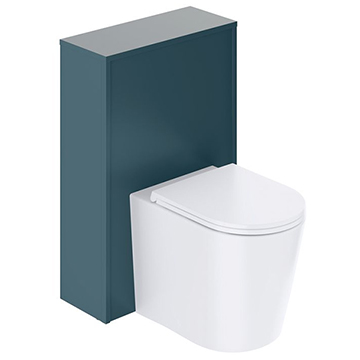 Vado Safari Contemporary Back To Wall Atlantic Blue WC Unit - 587 x 867mm