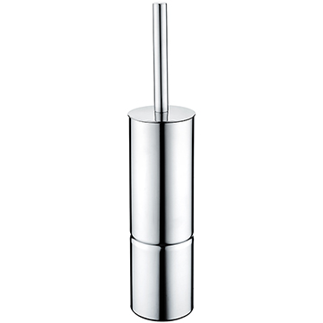 Bristan Contemporary Floorstanding Toilet Brush and Holder - Chrome Finish - Image