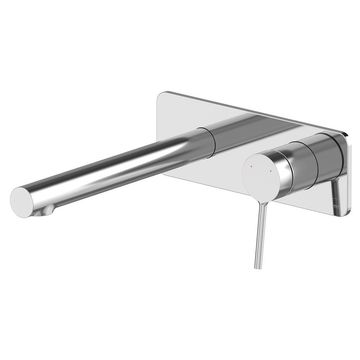Vado Safari Contemporary 2 Hole Basin Mixer Tap with Backplate - Stick Handle