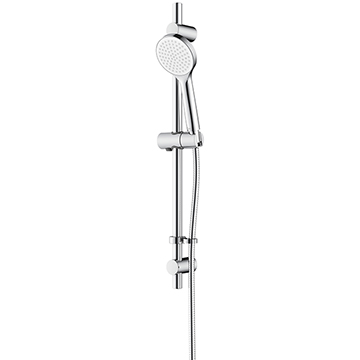 Bristan Contemporary Adjustable Shower Rail Kit - Chrome - 684mm High