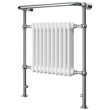 Vogue Regency Floorstanding Traditional Brass Towel Radiator - LG004A BR093073CP